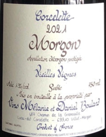 Daniel Bouland Morgon Corcelette Sable VV 2021